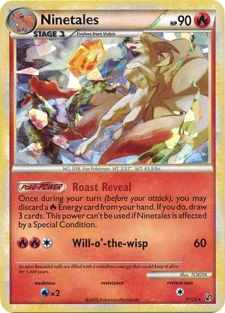 Image for Ninetales - 7/123 (Cracked Ice) (007/123) (Blister Exclusives) (BLE) - Pokemon