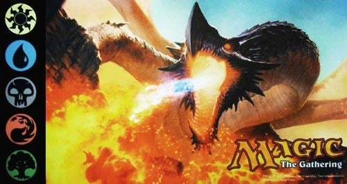 Image for Magic 2011 Playmat Ancient Hellkite for Magic: The Gathering - Playmats