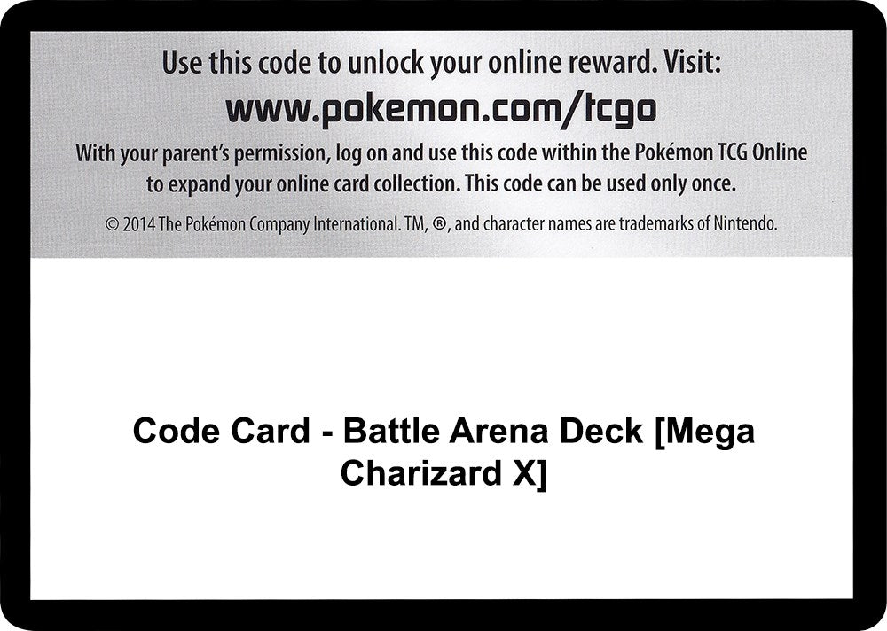 Image for Code Card - Battle Arena Deck [Mega Charizard X] (SM - Celestial Storm) (CES) - Pokemon
