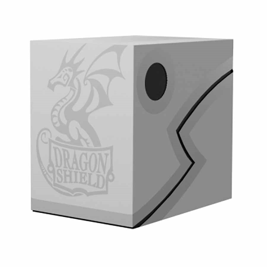 Image for Dragon Shield Revised Double Shell - Ashen White (Holds 100+) - Deck Boxes