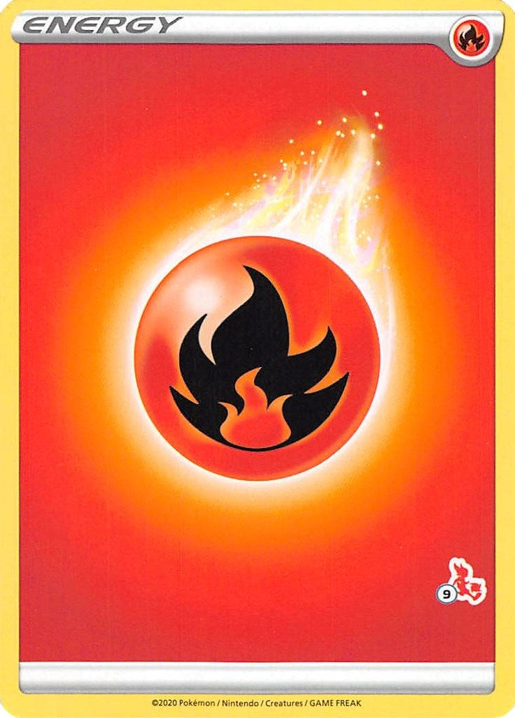 Image for Fire Energy (#9 Cinderace Stamped) (Battle Academy 2022) (BA22) - Pokemon