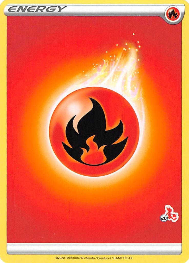 Image for Fire Energy (#20 Cinderace Stamped) (Battle Academy 2022) (BA22) - Pokemon