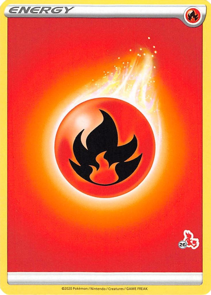 Image for Fire Energy (#26 Cinderace Stamped) (Battle Academy 2022) (BA22) - Pokemon