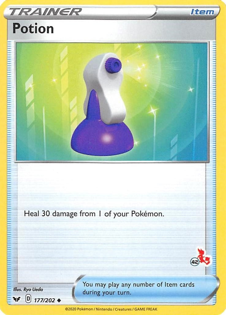 Image for Potion - 177/202 (#42 Cinderace Stamped) (177/202) (Battle Academy 2022) (BA22) - Pokemon