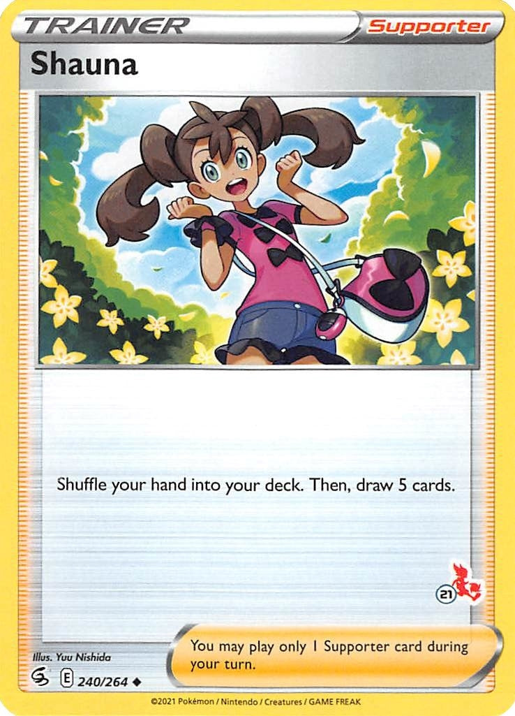 Image for Shauna - 240/264 (#21 Cinderace Stamped) (240/264) (Battle Academy 2022) (BA22) - Pokemon