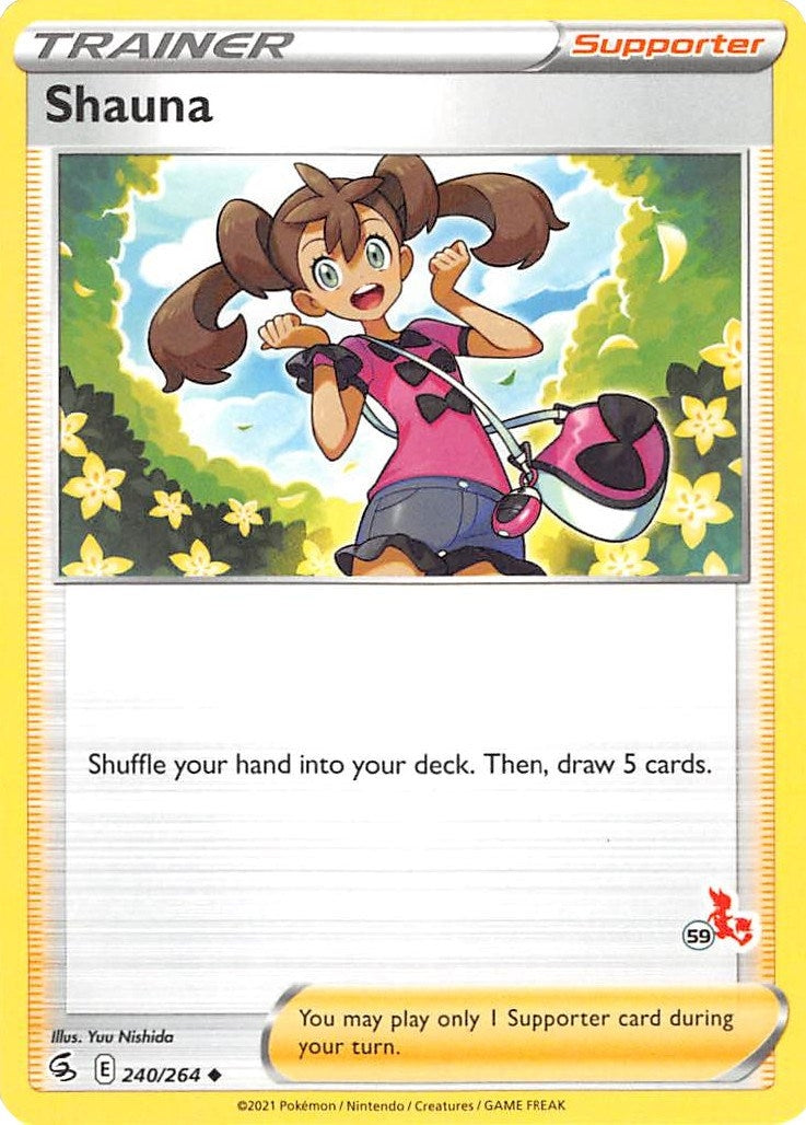Image for Shauna - 240/264 (#59 Cinderace Stamped) (240/264) (Battle Academy 2022) (BA22) - Pokemon