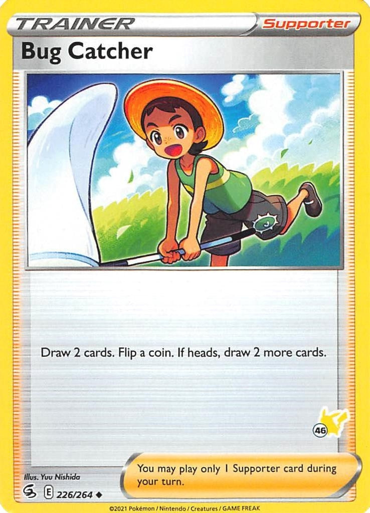 Image for Bug Catcher - 226/264 (#46 Pikachu Stamped) (226/264) (Battle Academy 2022) (BA22) - Pokemon