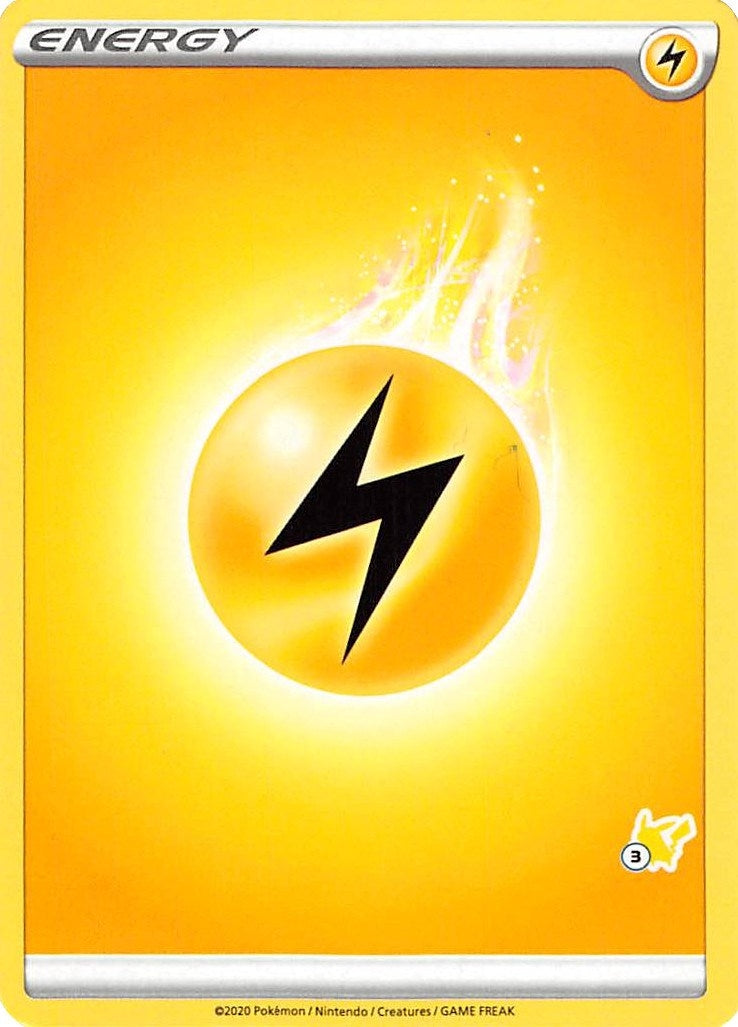 Image for Lightning Energy (#3 Pikachu Stamped) (Battle Academy 2022) (BA22) - Pokemon