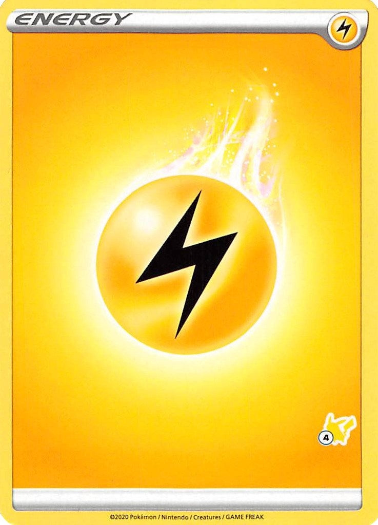Image for Lightning Energy (#4 Pikachu Stamped) (Battle Academy 2022) (BA22) - Pokemon