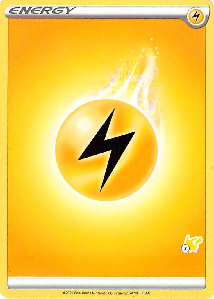 Image for Lightning Energy (#7 Pikachu Stamped) (Battle Academy 2022) (BA22) - Pokemon