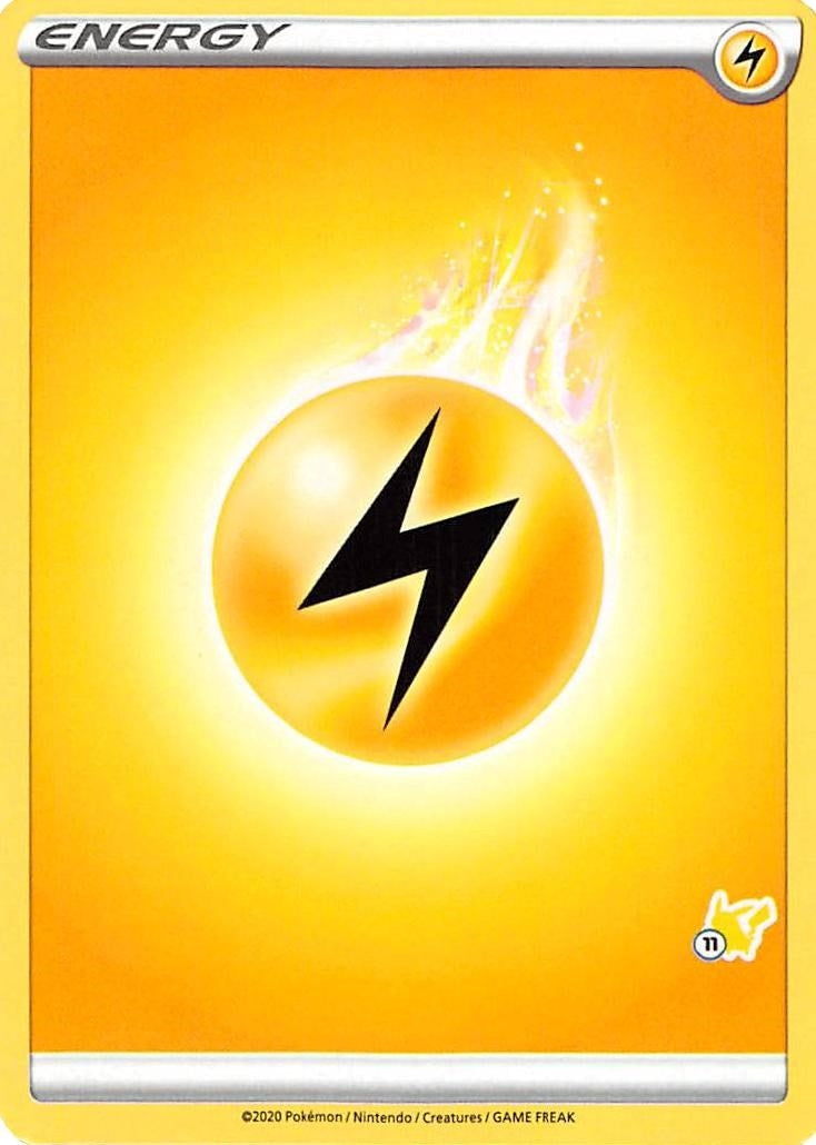 Image for Lightning Energy (#11 Pikachu Stamped) (Battle Academy 2022) (BA22) - Pokemon