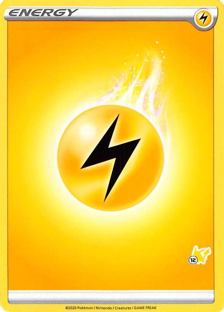 Image for Lightning Energy (#12 Pikachu Stamped) (Battle Academy 2022) (BA22) - Pokemon