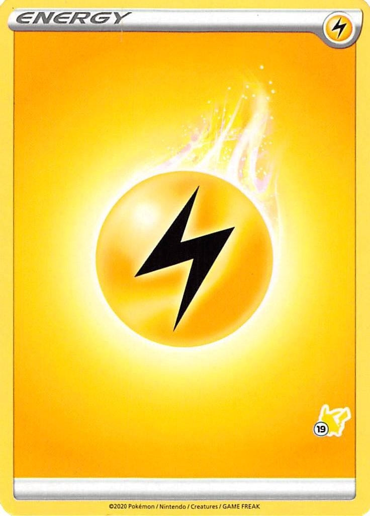 Image for Lightning Energy (#19 Pikachu Stamped) (Battle Academy 2022) (BA22) - Pokemon