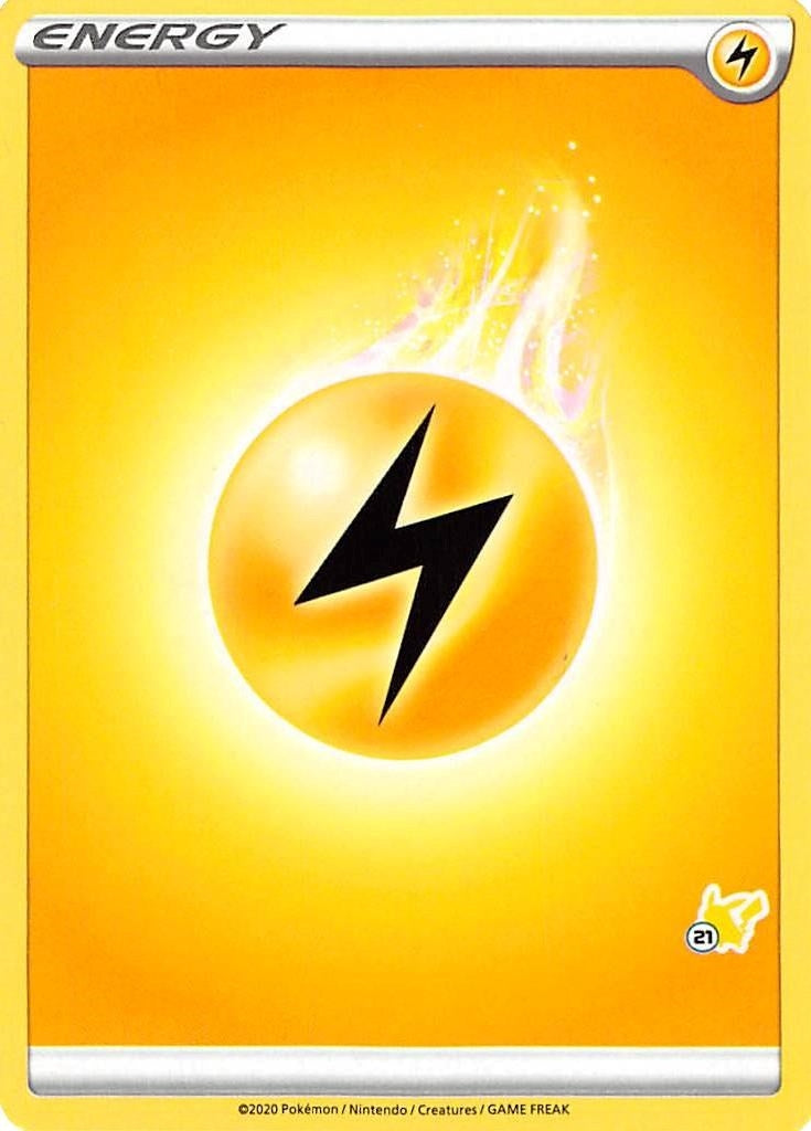 Image for Lightning Energy (#21 Pikachu Stamped) (Battle Academy 2022) (BA22) - Pokemon