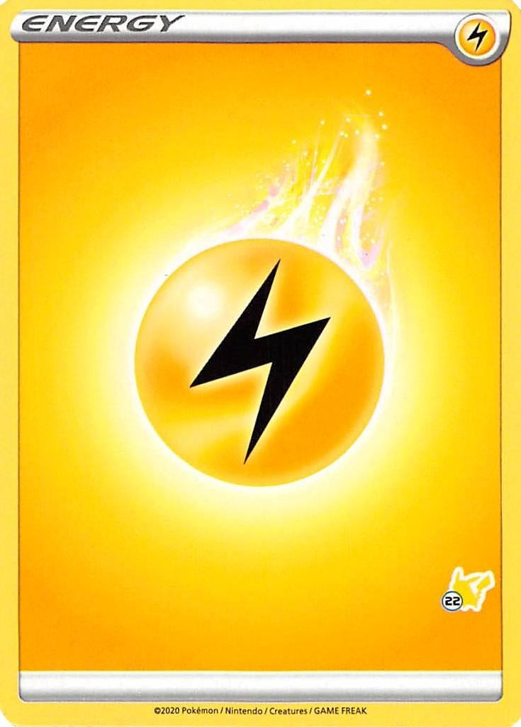 Image for Lightning Energy (#22 Pikachu Stamped) (Battle Academy 2022) (BA22) - Pokemon