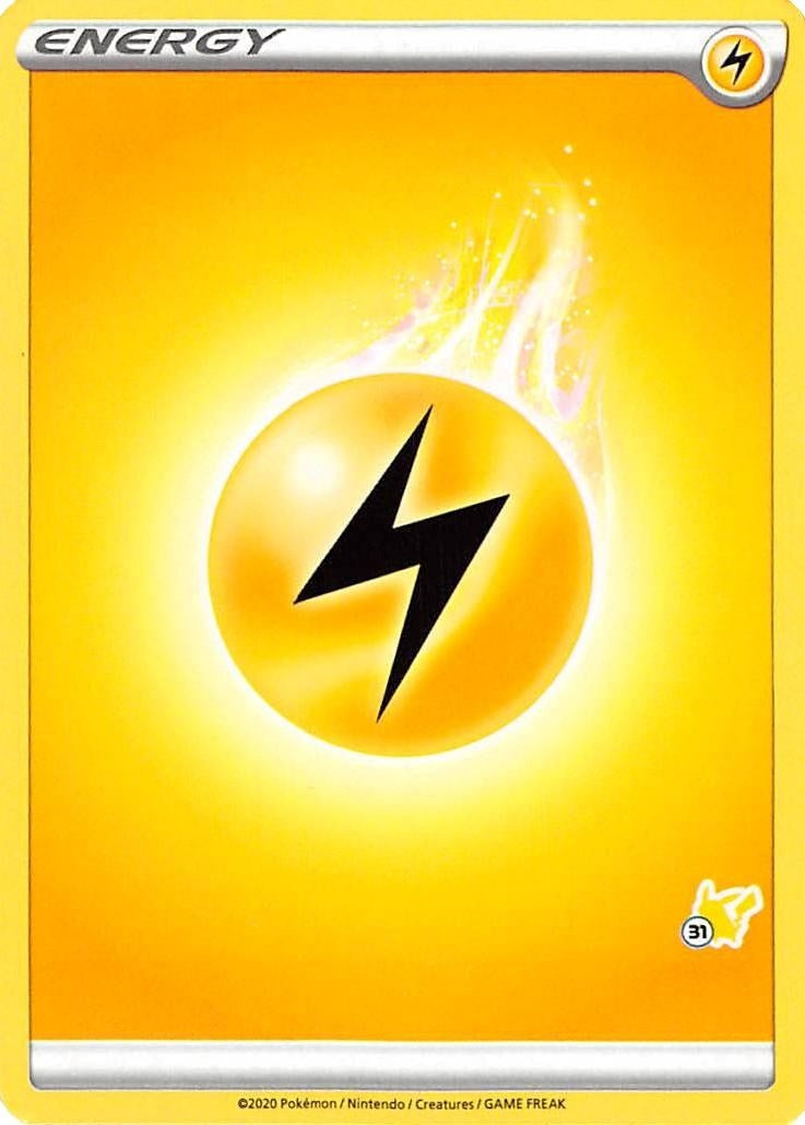 Image for Lightning Energy (#31 Pikachu Stamped) (Battle Academy 2022) (BA22) - Pokemon