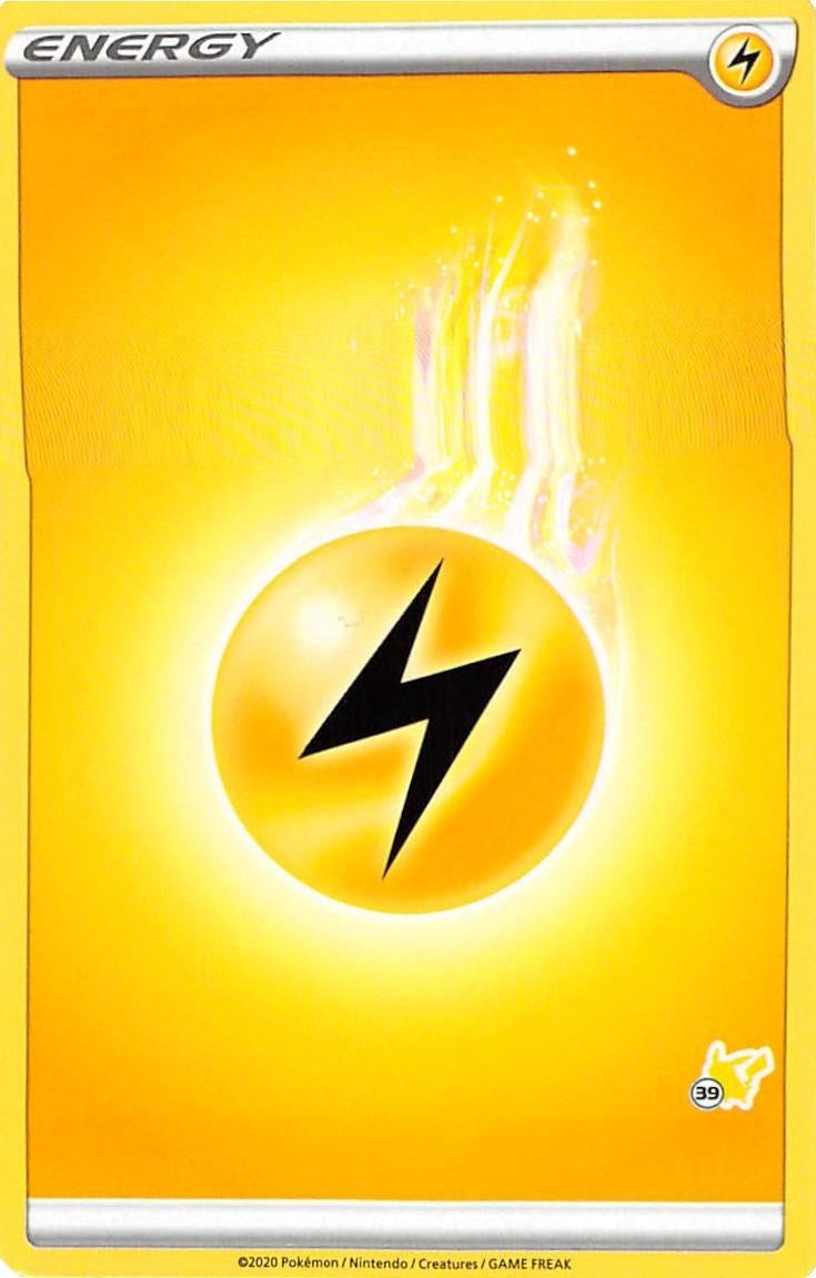 Image for Lightning Energy (#39 Pikachu Stamped) (Battle Academy 2022) (BA22) - Pokemon