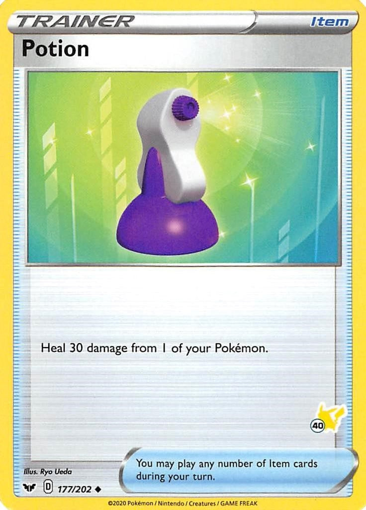 Image for Potion - 177/202 (#40 Pikachu Stamped) (177/202) (Battle Academy 2022) (BA22) - Pokemon