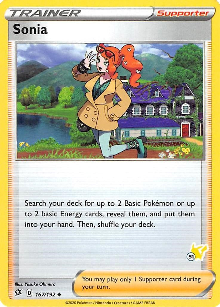 Image for Sonia - 167/192 (#51 Pikachu Stamped) (167/192) (Battle Academy 2022) (BA22) - Pokemon