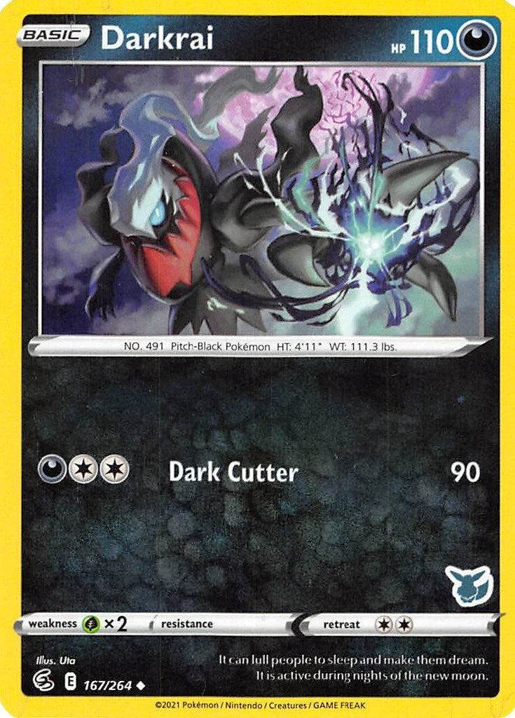 Image for Darkrai - 167/264 (Eevee Stamped) (167/264) (Battle Academy 2022) (BA22) - Pokemon