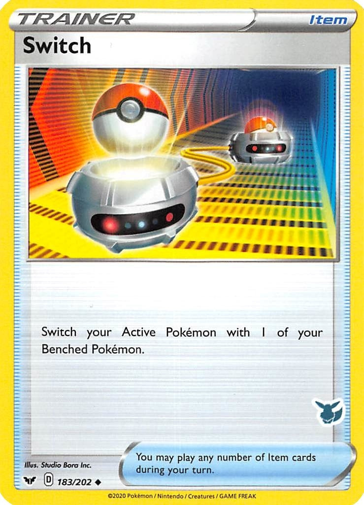 Image for Switch - 183/202 (Eevee Stamped) (183/202) (Battle Academy 2022) (BA22) - Pokemon