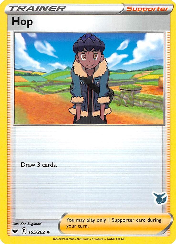 Image for Hop - 165/202 (Eevee Stamped) (165/202) (Battle Academy 2022) (BA22) - Pokemon