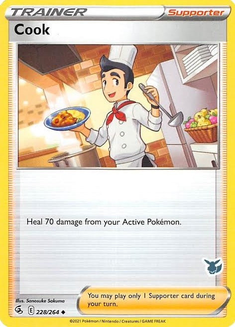 Image for Cook - 228/264 (Eevee Stamped) (228/264) (Battle Academy 2022) (BA22) - Pokemon