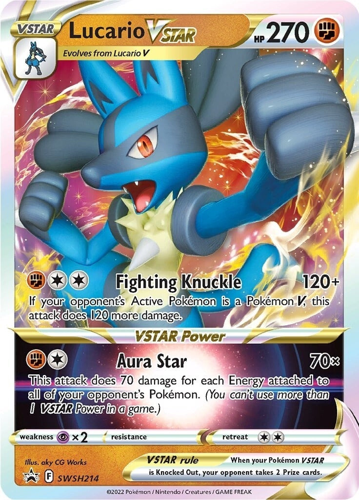 Lucario VSTAR - SWSH214 (SWSH214) (SWSH: Sword & Shield Promo Cards)
