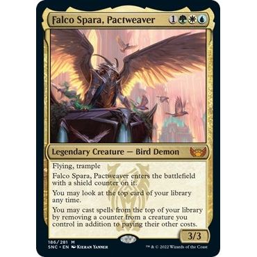 Falco Spara, Pactweaver (186) (Streets of New Capenna) - PokeBox USA