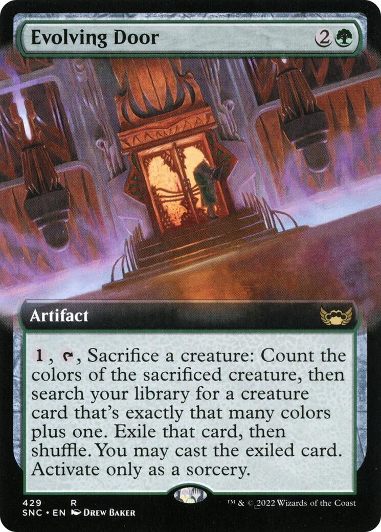 Evolving Door (Extended Art) (429) (Streets of New Capenna)