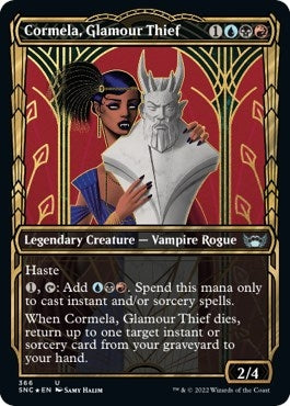Cormela, Glamour Thief (Gilded Foil) (366) (Streets of New Capenna)