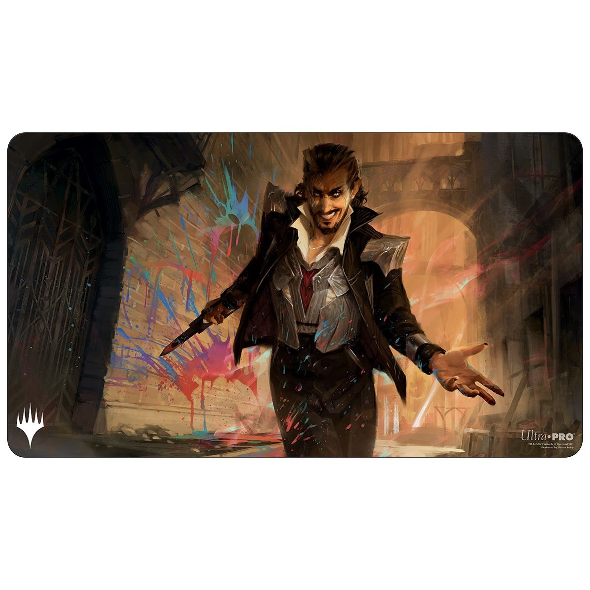 Image for Commander Streets of New Capenna Playmat Anhelo, the Painter (B) for Magic: The Gathering - Playmats