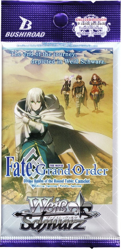 Image for Fate/Grand Order THE MOVIE Divine Realm of the Round Table: Camelot Booster Pack - Weiss Schwarz