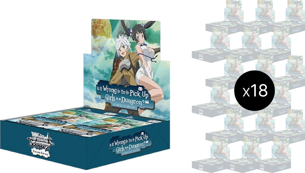 Image for Is it Wrong to Try to Pick Up Girls in a Dungeon? Booster Box Case - Weiss Schwarz