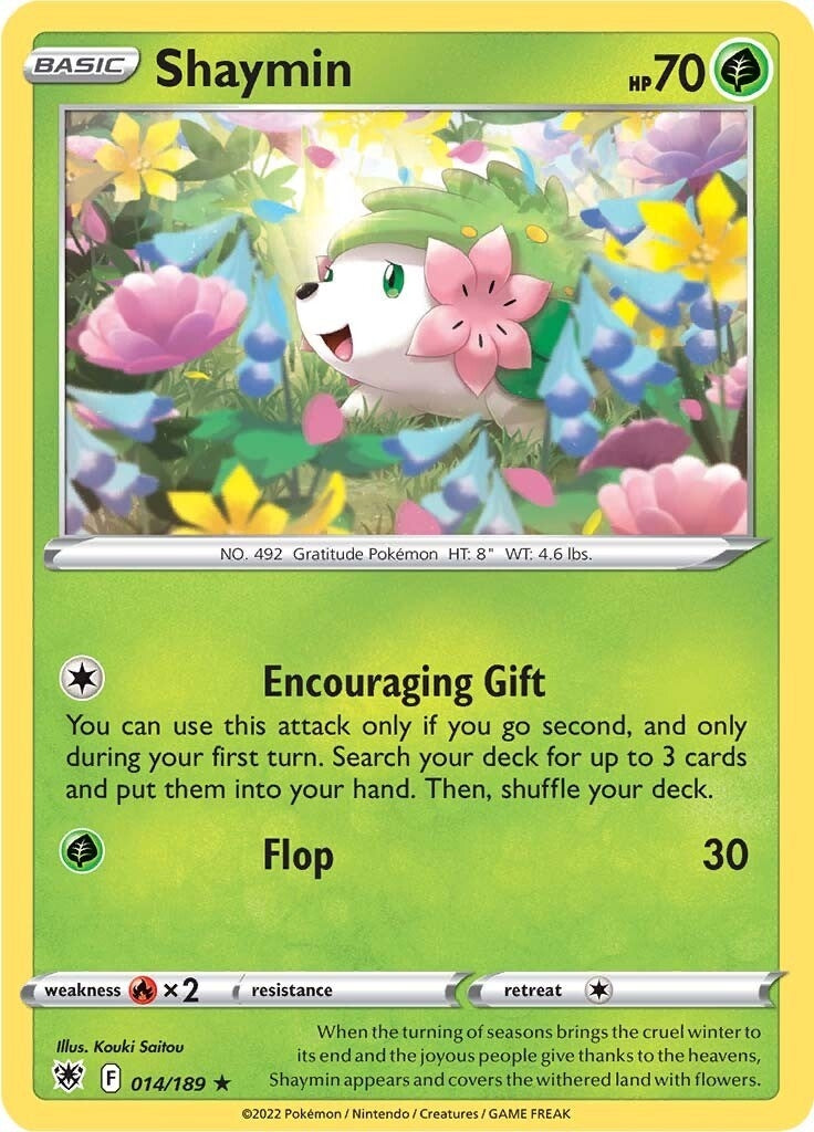 Image for Shaymin (014/189) (SWSH10: Astral Radiance) - Pokemon