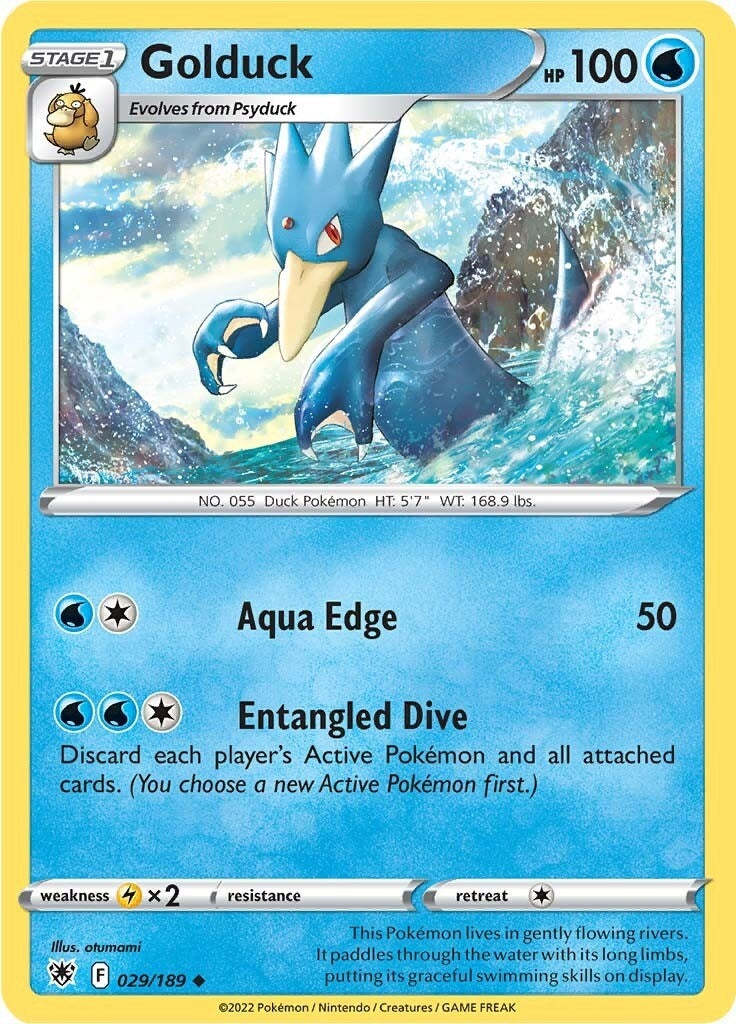 Image for Golduck (029/189) (SWSH10: Astral Radiance) - Pokemon