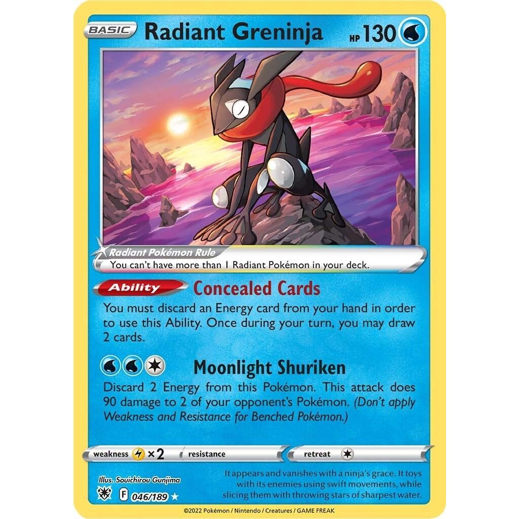 Radiant Greninja (046/189) (SWSH10: Astral Radiance) - PokeBox USA