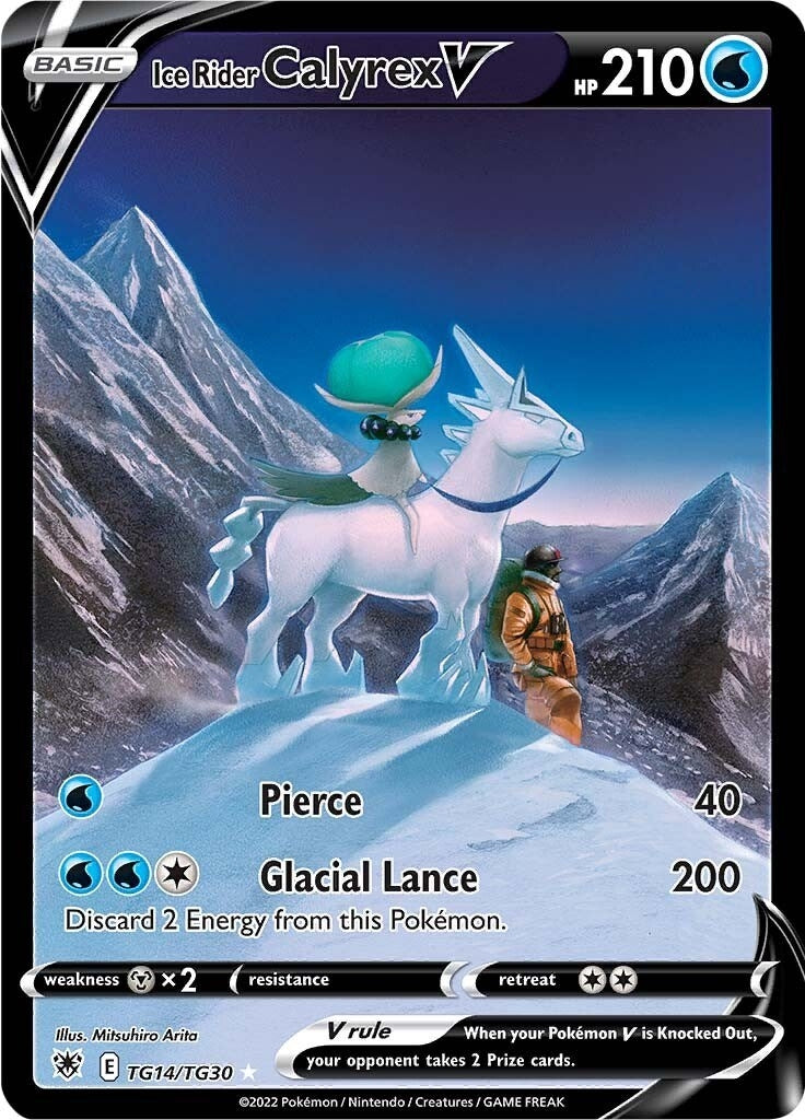 Ice Rider Calyrex V (TG14/TG30) (SWSH10: Astral Radiance Trainer Gallery)