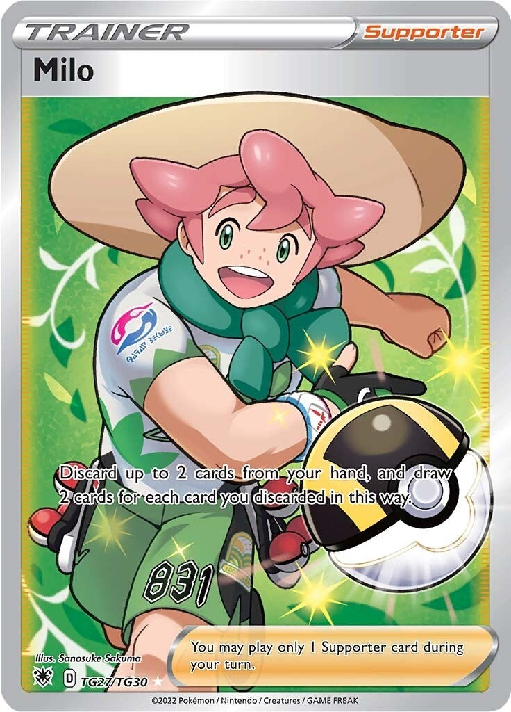 Milo (TG27/TG30) (SWSH10: Astral Radiance Trainer Gallery)