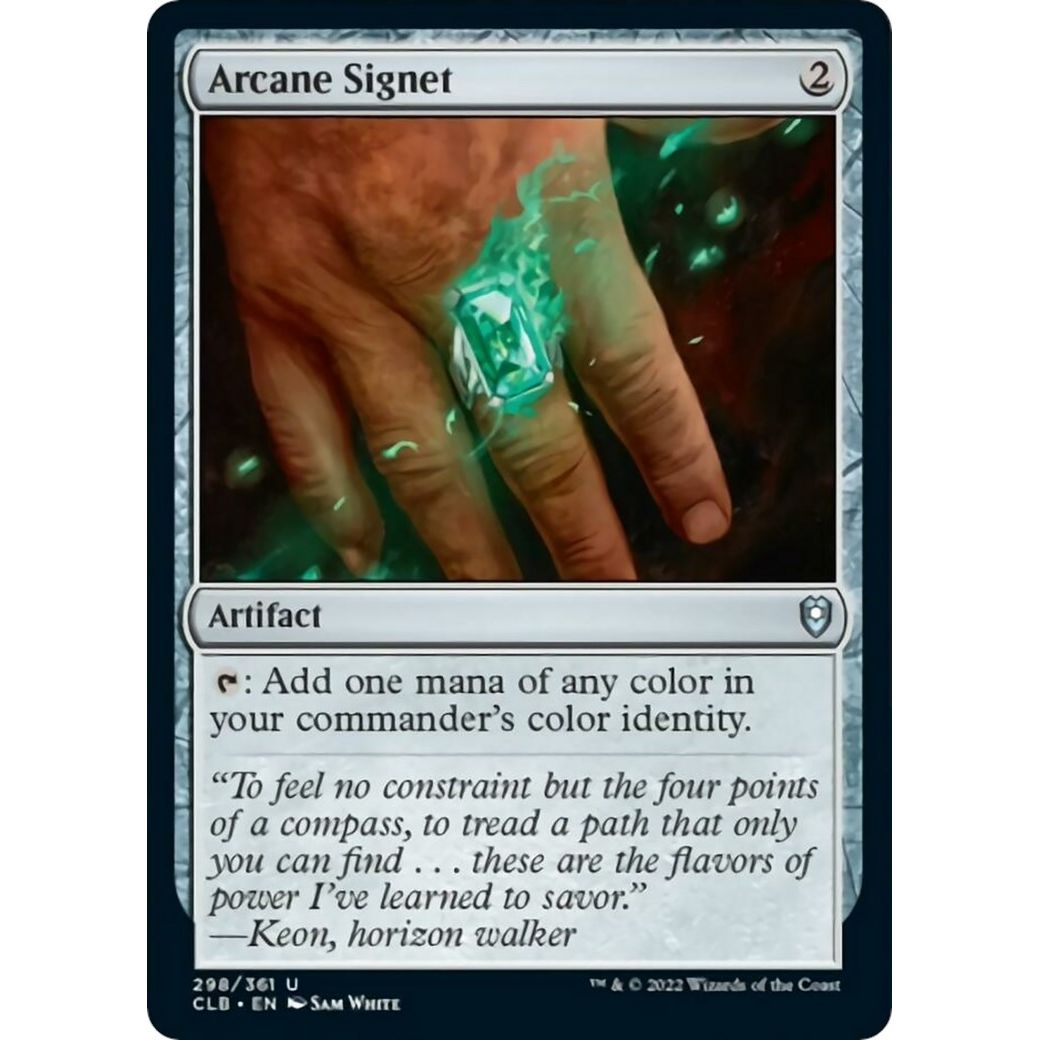 Arcane Signet (298) (Commander Legends: Battle for Baldur's Gate) - PokeBox USA
