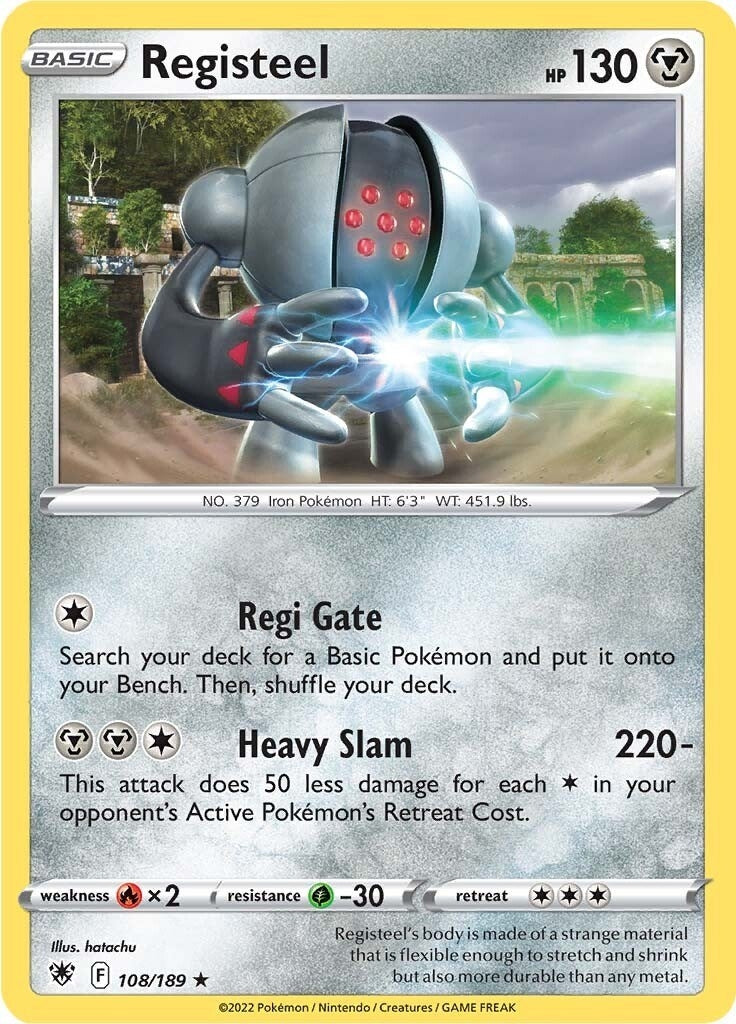 Image for Registeel (108/189) (SWSH10: Astral Radiance) - Pokemon
