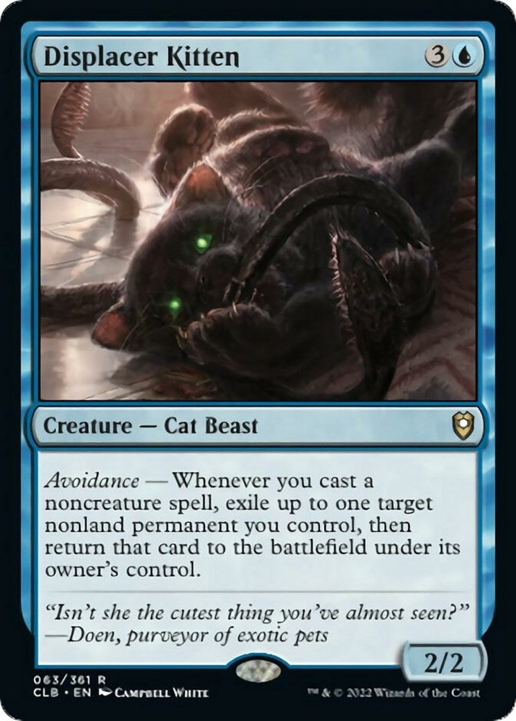 Displacer Kitten (63) (Commander Legends: Battle for Baldur's Gate)