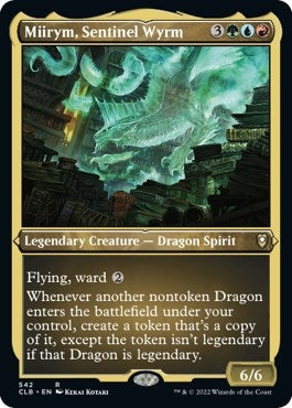 Miirym, Sentinel Wyrm (Foil Etched) (542) (Commander Legends: Battle for Baldur's Gate)