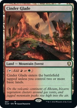 Cinder Glade (887) (Commander Legends: Battle for Baldur's Gate)