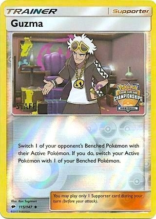 Image for Guzma - 115/147 (Regional Championships) [Staff] (115/147) (League & Championship Cards) (PR) - Pokemon