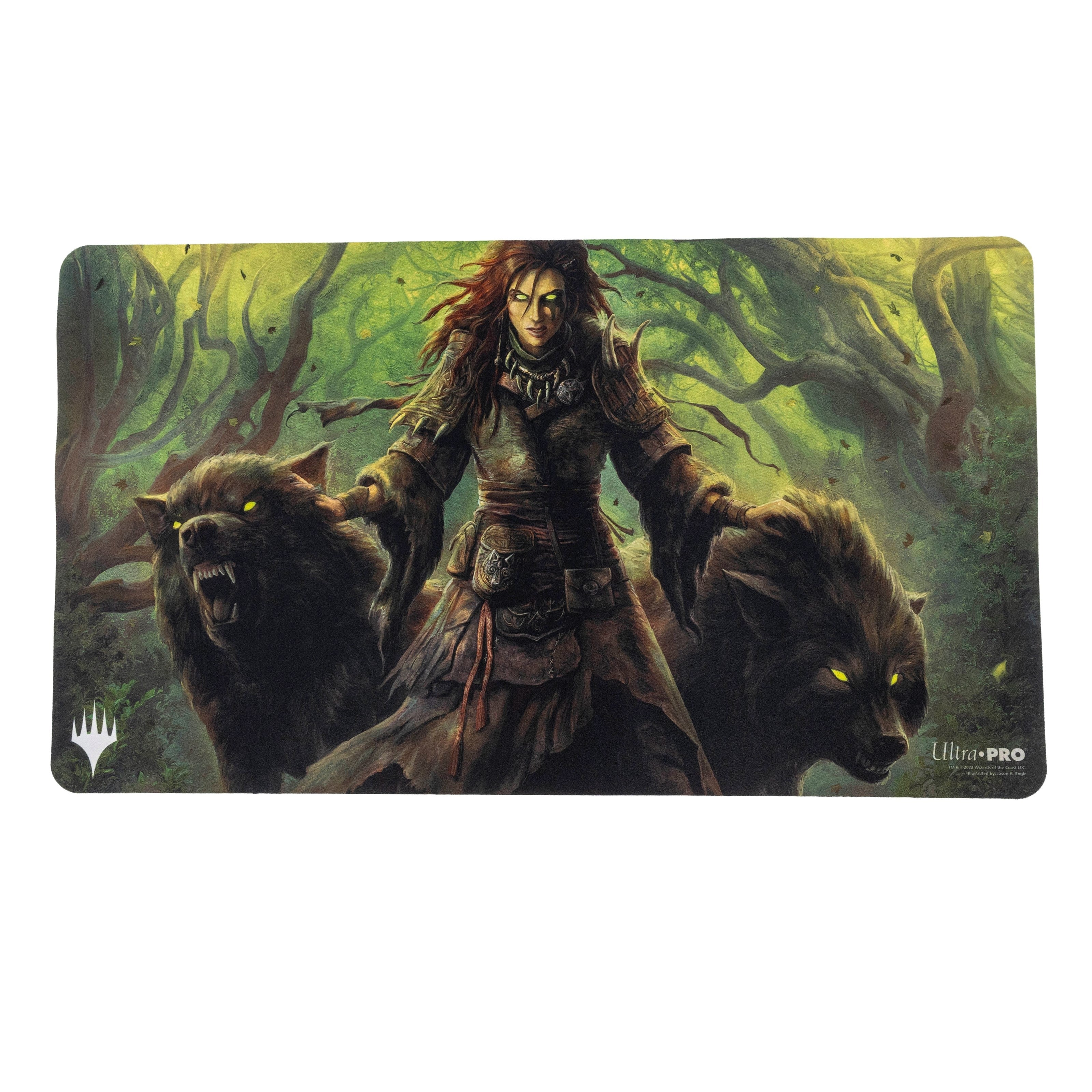 Image for Commander Legends: Battle for Baldur's Gate Playmat Faldorn, Dread Wolf Herald (B) for Magic: The Gathering - Playmats