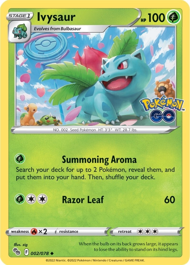 Image for Ivysaur (002/078) (Pokemon GO) (PGO) - Pokemon