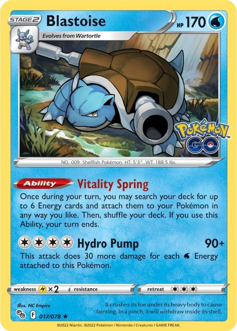 Blastoise (017/078) (Pokemon GO)