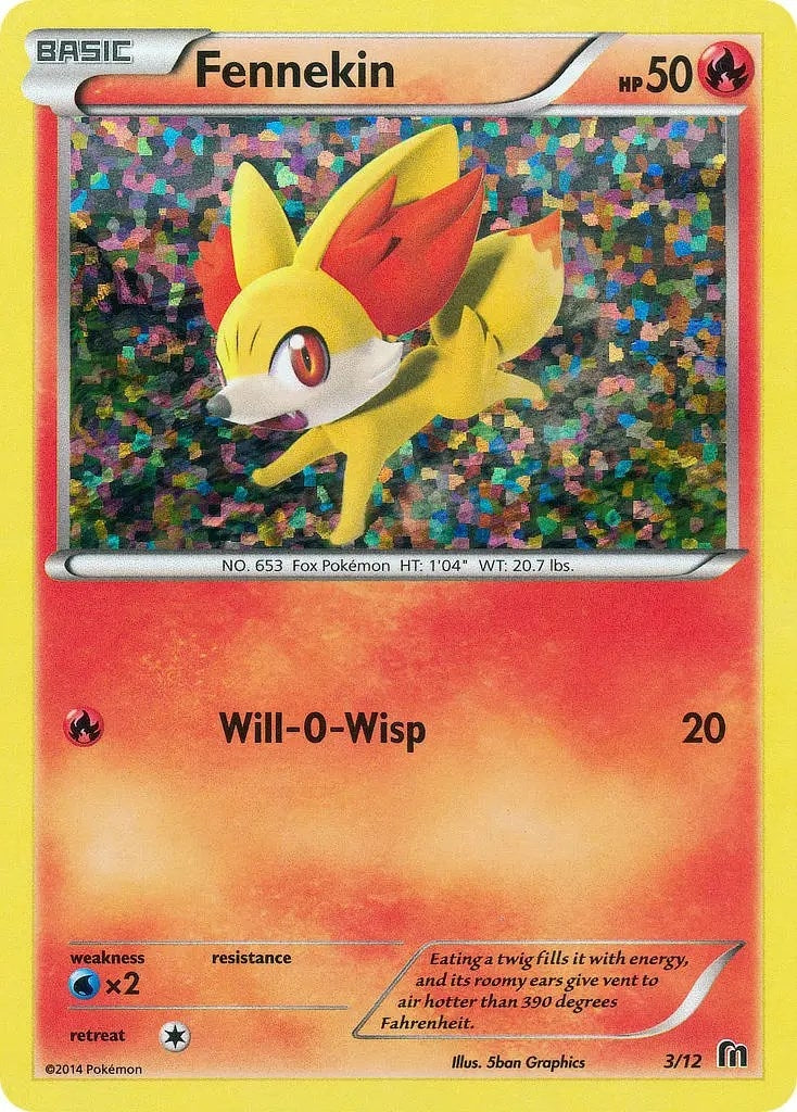 Image for Fennekin (003/012) (McDonald's Promos 2016) (M16) - Pokemon