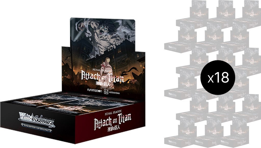 Image for Attack On Titan: Final Season Booster Box Case - Weiss Schwarz